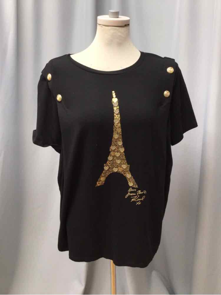 KARL LAGERFELD SIZE 1 X Ladies TOP