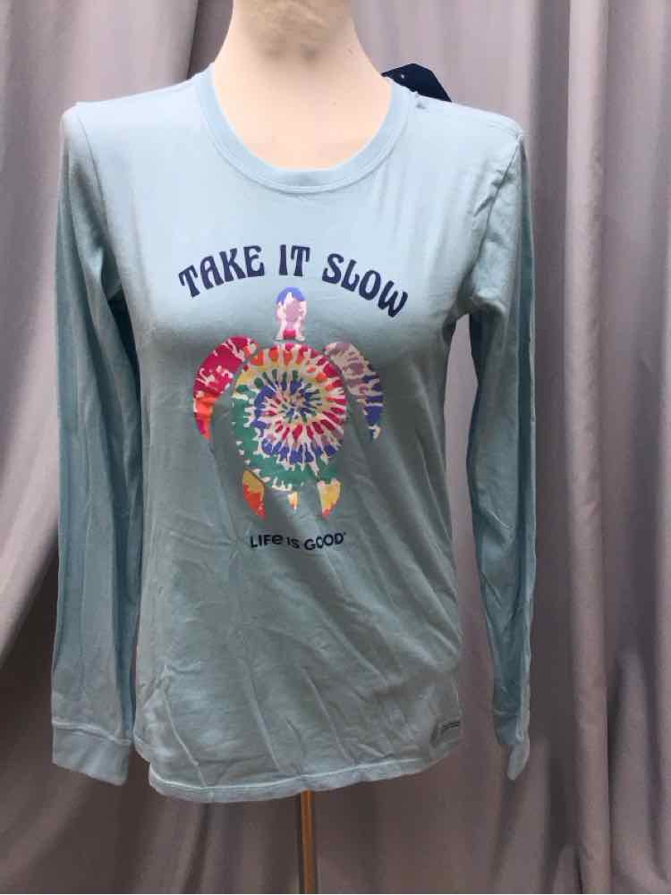 LIFE IS GOOD SIZE SMALL Ladies TOP