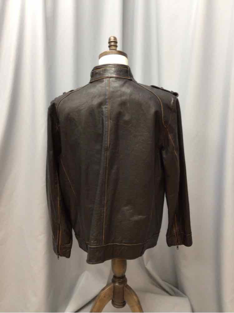 SIZE X LARGE BLACK RIVET Men's COATS