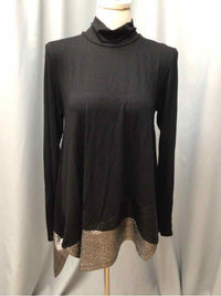 BLACK IS BLACK SIZE LARGE Ladies TOP