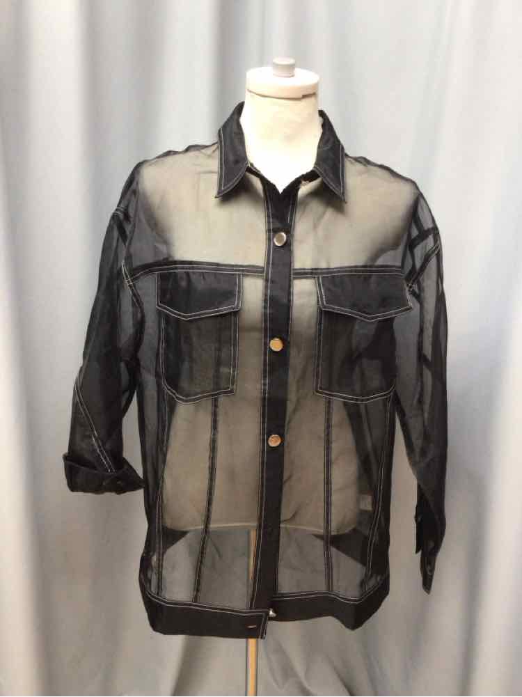 BLUE BLUSH SIZE MEDIUM Ladies BLOUSE