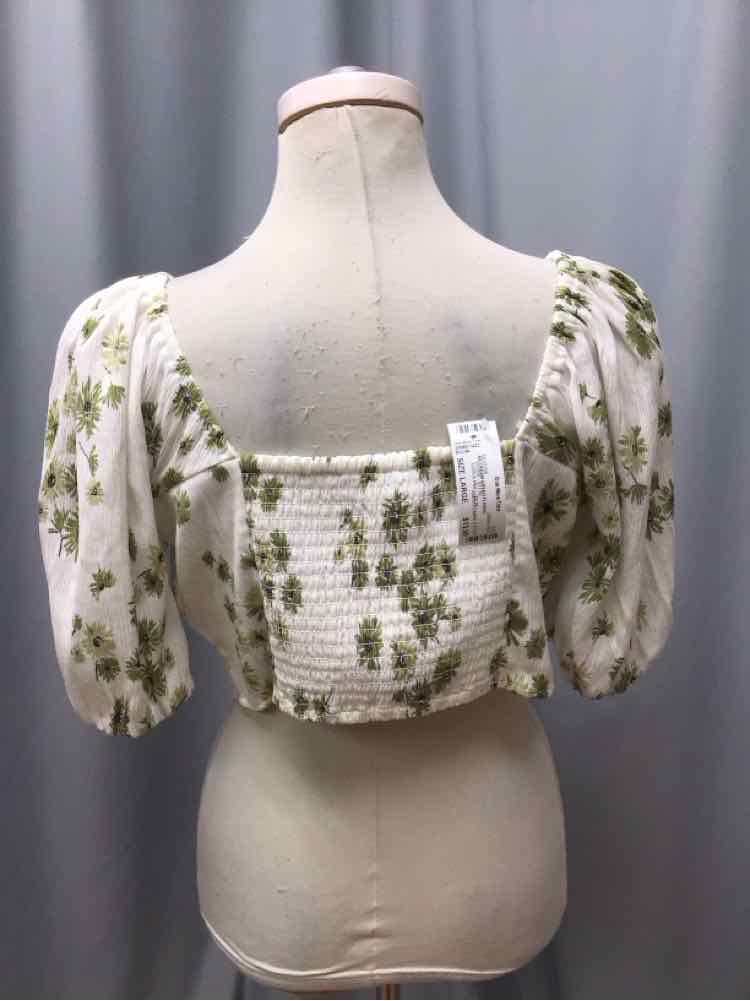 ABERCROMBIE & FITCH SIZE LARGE Ladies BLOUSE