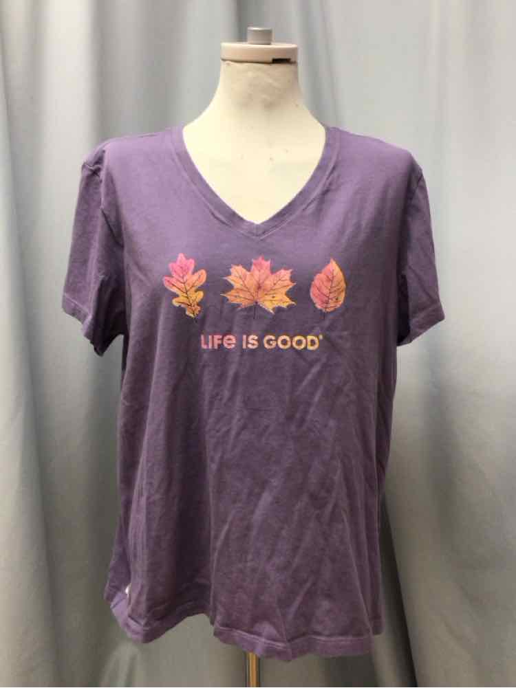 LIFE IS GOOD SIZE X LARGE Ladies TOP