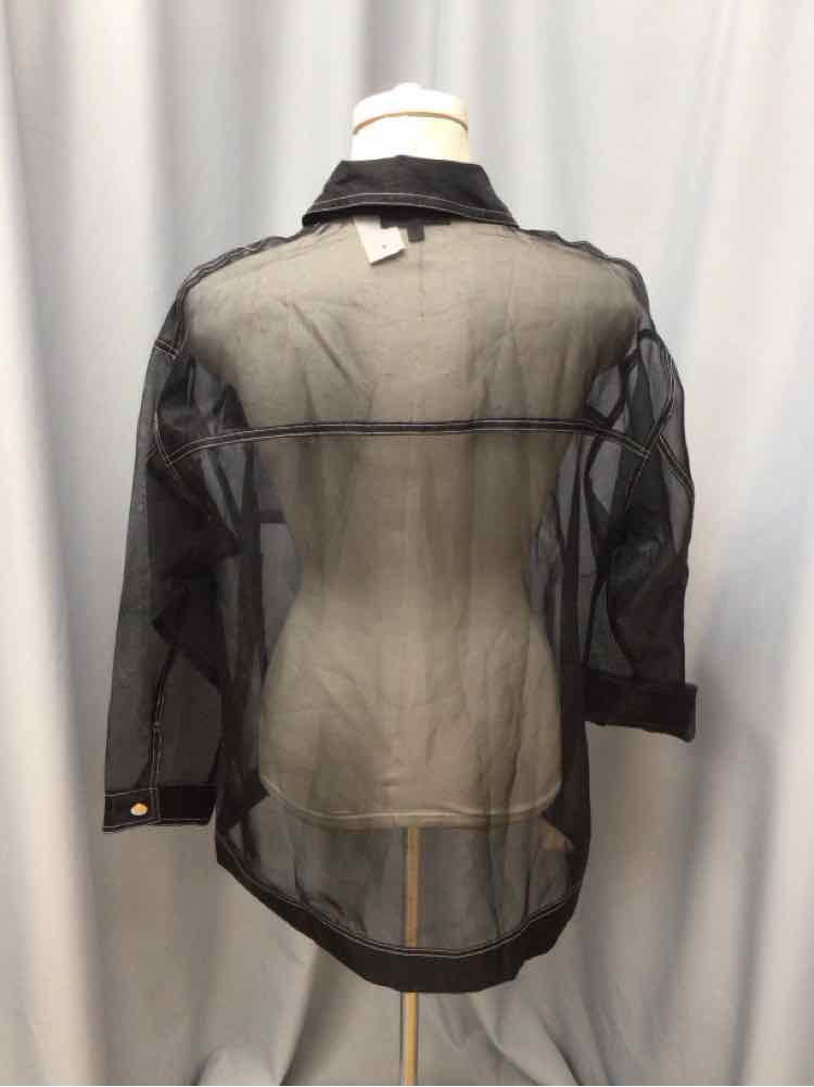 BLUE BLUSH SIZE MEDIUM Ladies BLOUSE