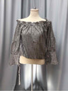 ACTIVE USA SIZE LARGE Ladies BLOUSE
