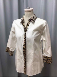CHICOS SIZE MEDIUM Ladies BLOUSE