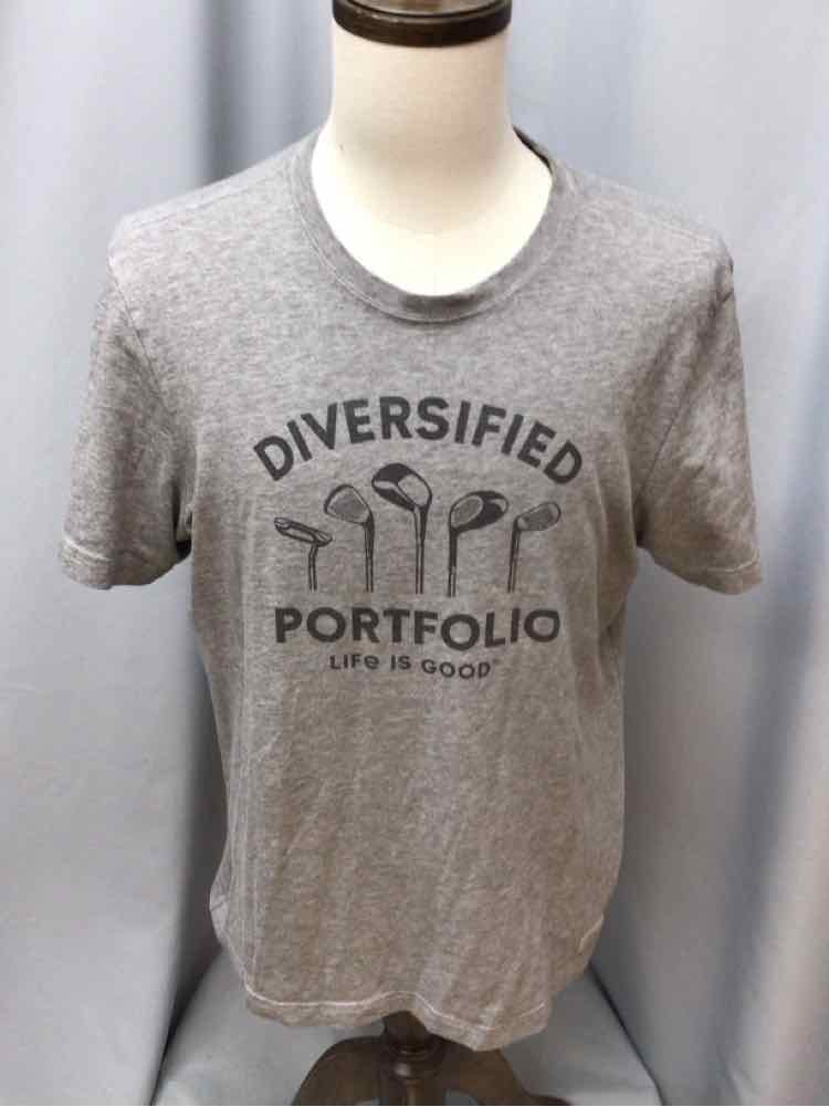 SIZE MEDIUM LIFE IS GOOD Men's SHIRTS