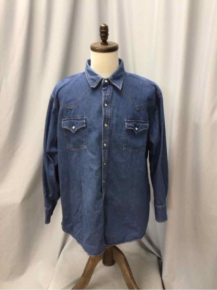 SIZE 2 X ELY CATTLEMAN Men's SHIRTS