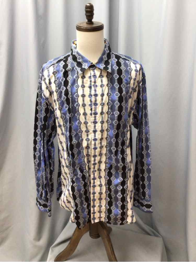 SIZE 3 X ROBERT GRAHAM Men's SHIRTS