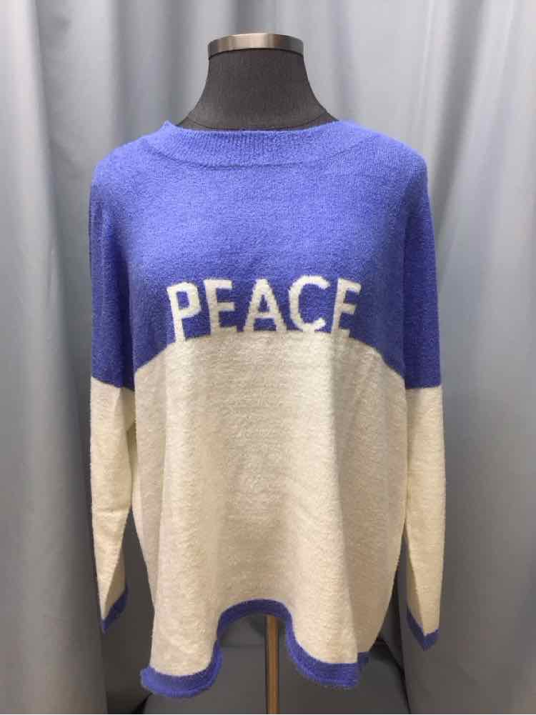 PEACE LOVE WORLD SIZE 3 X Ladies TOP