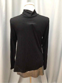 BLACK IS BLACK SIZE LARGE Ladies TOP