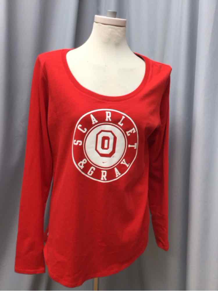 SCARLET & GREY SIZE LARGE Ladies TOP